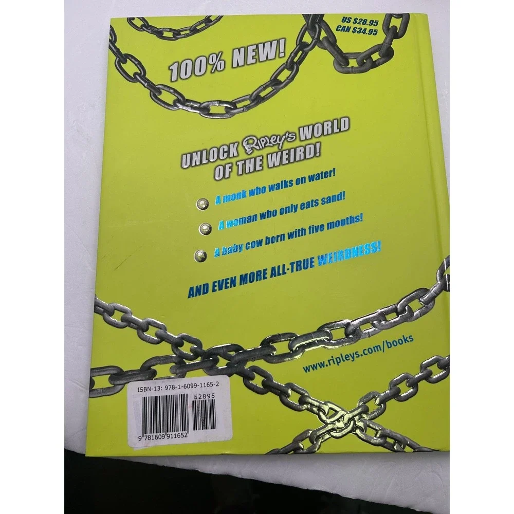 Ripley's Believe It or Not! Unlock the Weird! Hardcover Fact Book Curiosities
